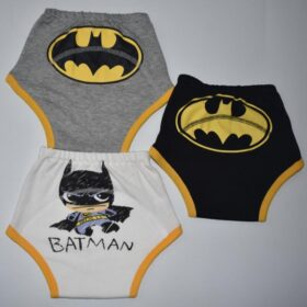 3PCS Waterproof Potty Training Pants Reusable Kids Underwear Cloth Nappy Inserts Cartoon Toilet Underpants 1