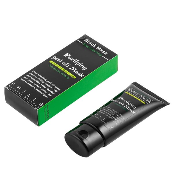 Bamboo Charcoal New Suction Face Deep Cleansing Black Mud Mask Blackhead Remover Peel-Off Mask Easy to Pull Out Blackheads TSLM2 3