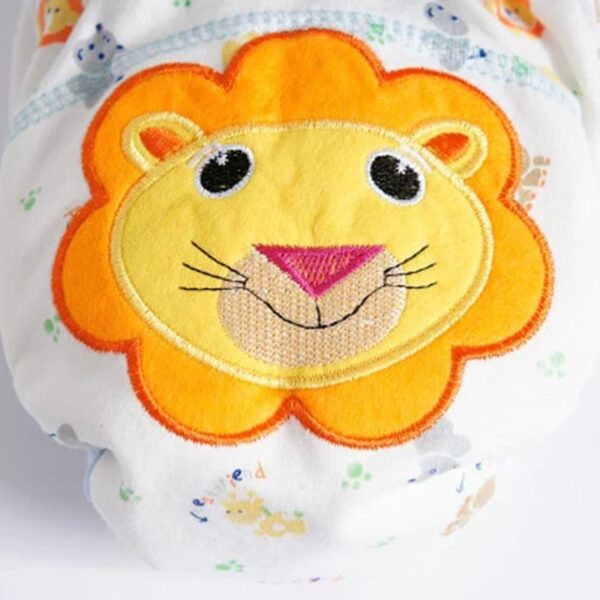 Baby Cotton Training Pants Panties Baby Diapers Reusable Cloth Diaper Nappies Washable Infants Children Underwear Nappy Changing 4