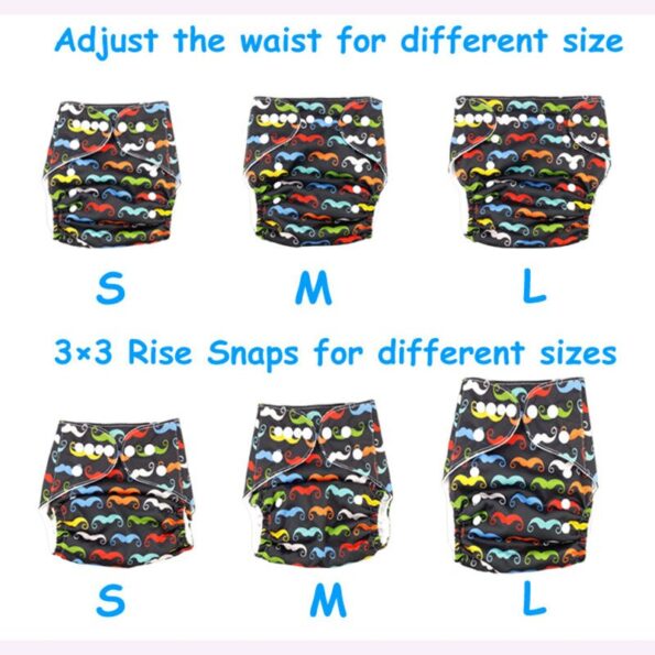 Reusable Baby Diapers Wholesale Organic Eco Friendly Cloth Diapers Teen Baby Boy Cotton Cloth Pants Diaper R14 5