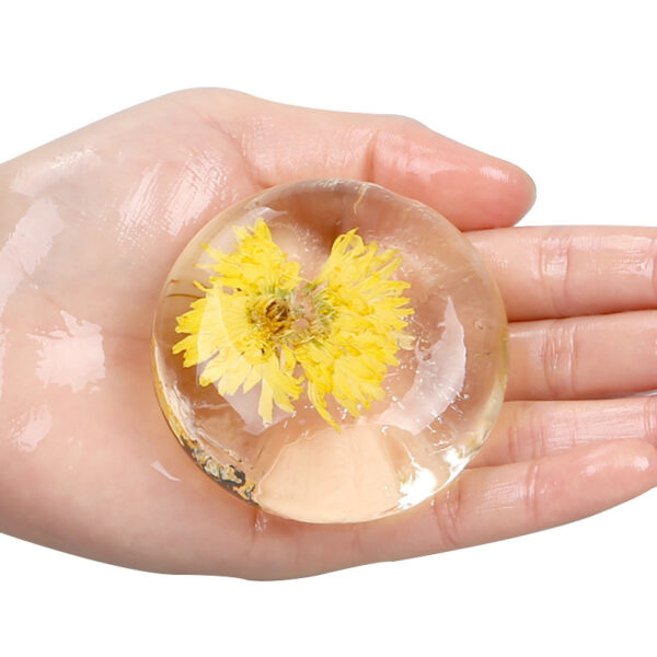 Natural Handmade Deep Cleansing Soap Flowers Transparent Amino Acid Psoriaz Natural Organic Pure Body Skin Whitening Soap Base 3