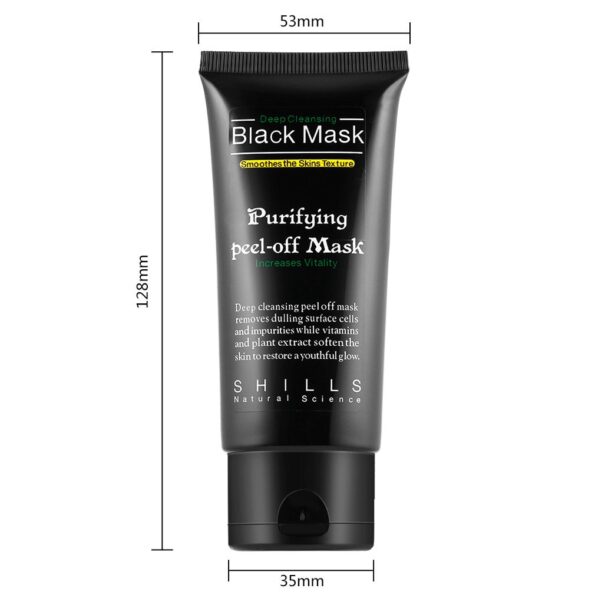 Bamboo Charcoal New Suction Face Deep Cleansing Black Mud Mask Blackhead Remover Peel-Off Mask Easy to Pull Out Blackheads TSLM2 5