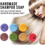 7 types Smell Organic shampoo soap 100% PURE and Vegan refreshing antidandruff and Magical treatment hair mask 60ml 1
