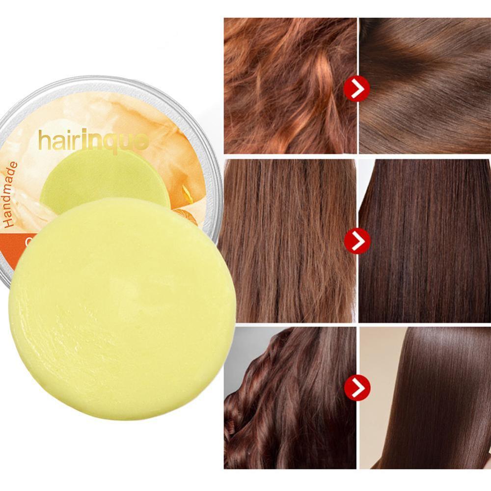 Organic Mandarin Fragrance Bars Soap Handmade Vitamin C Nourishing Hair Conditioner Hair Care Soap Hand Made Hair Soap 1