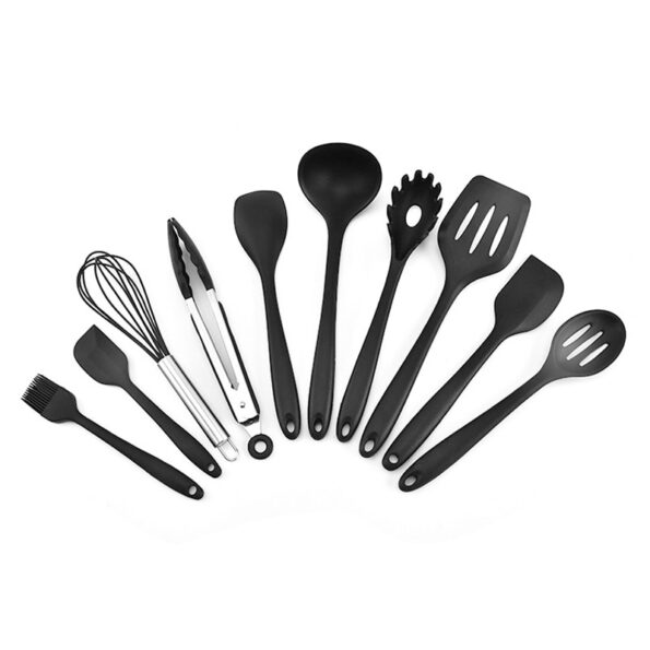10 Pcs Heat Resistant Silicone Cookware Set Nonstick Cooking Tools Kitchen Baking Tool Kit Utensils Kitchen Accessories 6