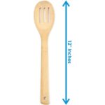 8PCS Organic Bamboo Cooking Utensils Set Wooden Spoons & Spatula for Cooking Nonstick Kitchen Utensil Set Kitchen Accessories 1