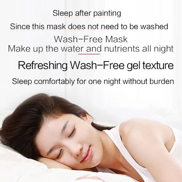 Red Wine Essence Sleeping Facial Mask Whitening Cream Moisturizing Gel Night Cream Aging Nutrition Brighten Face 100g 4