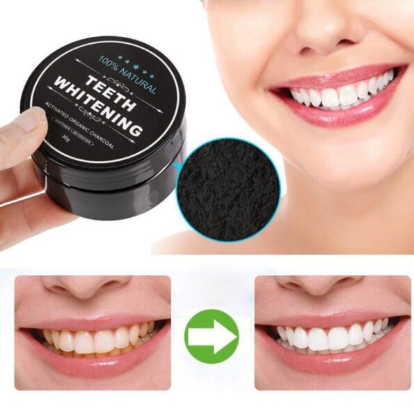 10pcs New Arrivals Activated Charcoal Teeth Whitening Powder Natural Tooth Cleaning Powder Remove Smoke Tea Coffee Yellow Stains 3