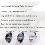 30pcs image beauty amino acid bamboo charcoal breathing bubble cleansing mask hydrating brightening skin tone oxygen foam mask 4
