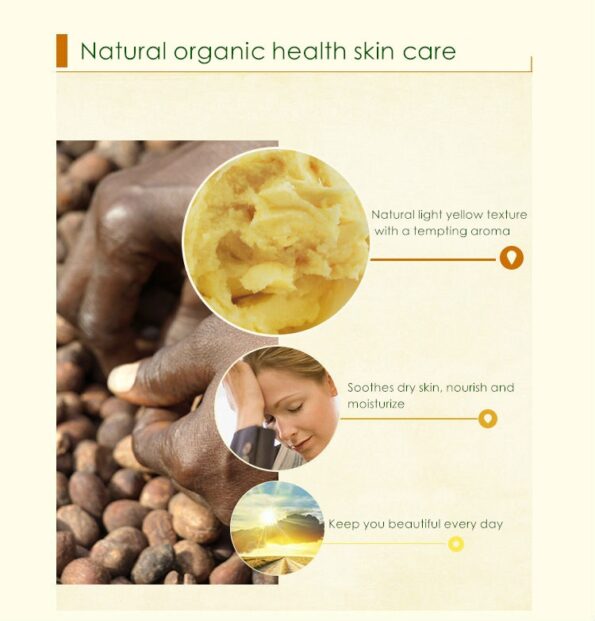 Dimollaure 100g Natural Organic Unrefined Shea Butter Oil Raw plant essential oil Nourishing Skin Care Cosmetics Base oil 3
