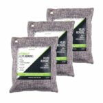 Bamboo Charcoal Odor Eliminator Bag (3-Pack), Activated Charcoal Odor Absorber, Natural Freshener Removes Odors and Moisture, Od 1