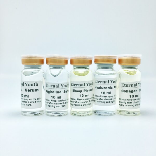 5pcs Set Boto x + Hyaluronic Acid+Collagen+Sheep Placenta Firming Lifting Serum Anti-wrinkle Anti-aging Skin Care 1