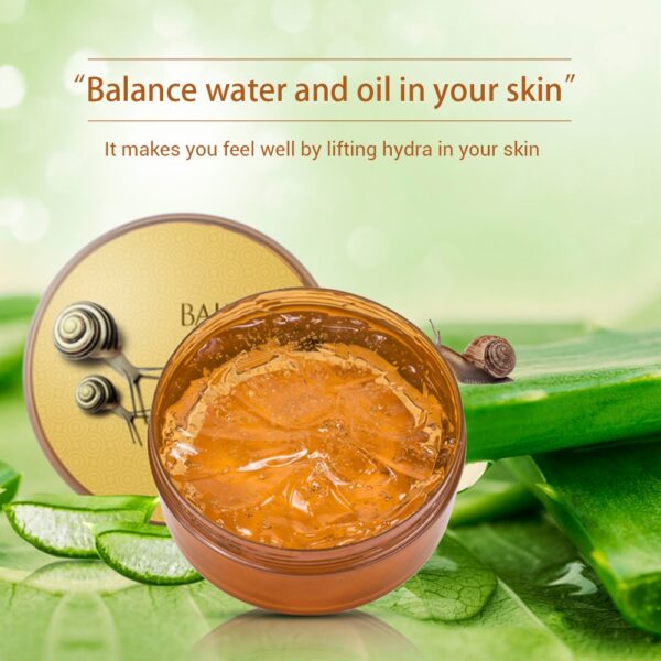 BAIMISS Snail Serum Aloe Vera Gel Face Cream Skin Care Repair Acne Treatment Blackhead Remover Acne Scar Removal Moisturizing 4