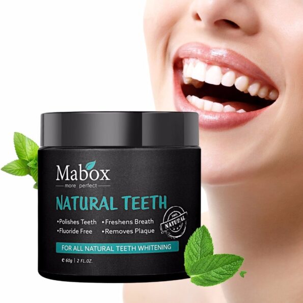 60g Tooth Whitening Powder Activated Coconut Charcoal Natural Teeth Whitening Charcoal Powder Tartar Stain Removal 1