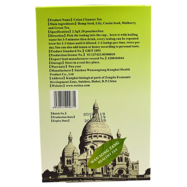 40 pcs/2Packs Herbal Colon Cleanser TeaSlim for weight loss Promote digestion Laxative Detox Diet Te_aBalance intestinal flora 2