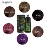 500ml Organic Natural Fast Hair Dye Only 5 Minutes Noni Plant Essence Black Hair Color Dye Shampoo for Cover Gray White Hair 1