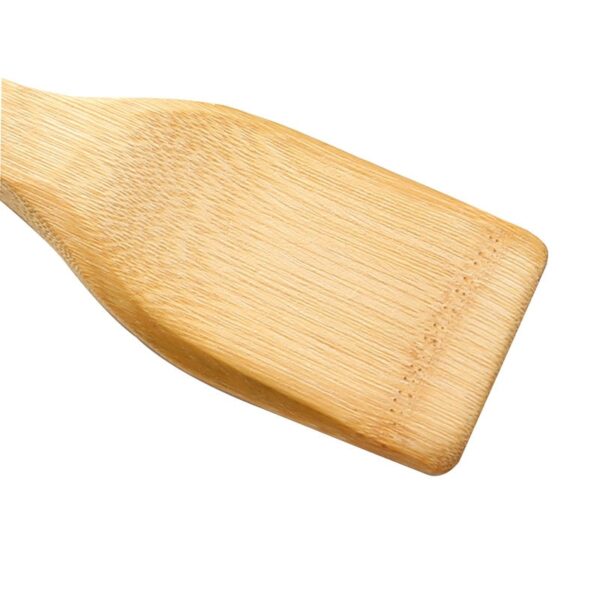 8PCS Organic Bamboo Cooking Utensils Set Wooden Spoons & Spatula for Cooking Nonstick Kitchen Utensil Set Kitchen Accessories 6